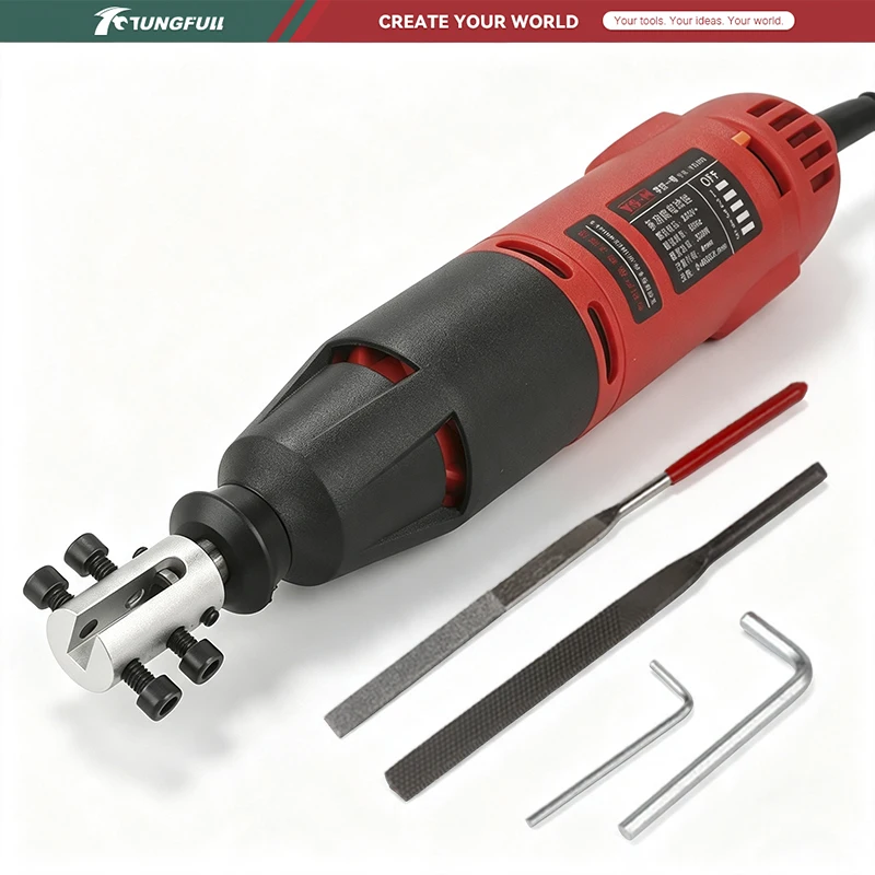 220V Professional Electric Metal File Machine Reciprocating Woodworking Polisher Tool Mini Filing Rasp Metal Grinding Trimming