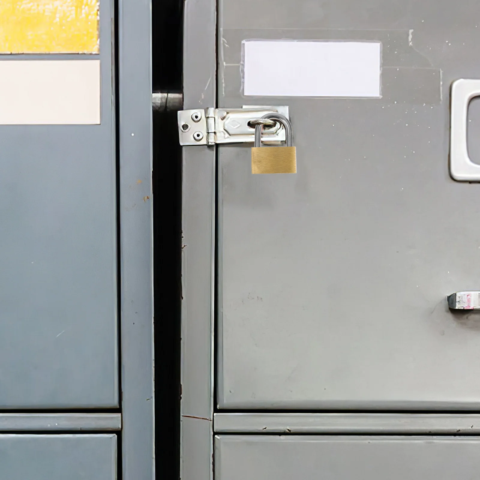 

4Pcs Brass Padlocks Solid Mini Padlocks for Storage Locker Toolbox Gym Storage Unit Locks with Keys Lockers Locks with Keys