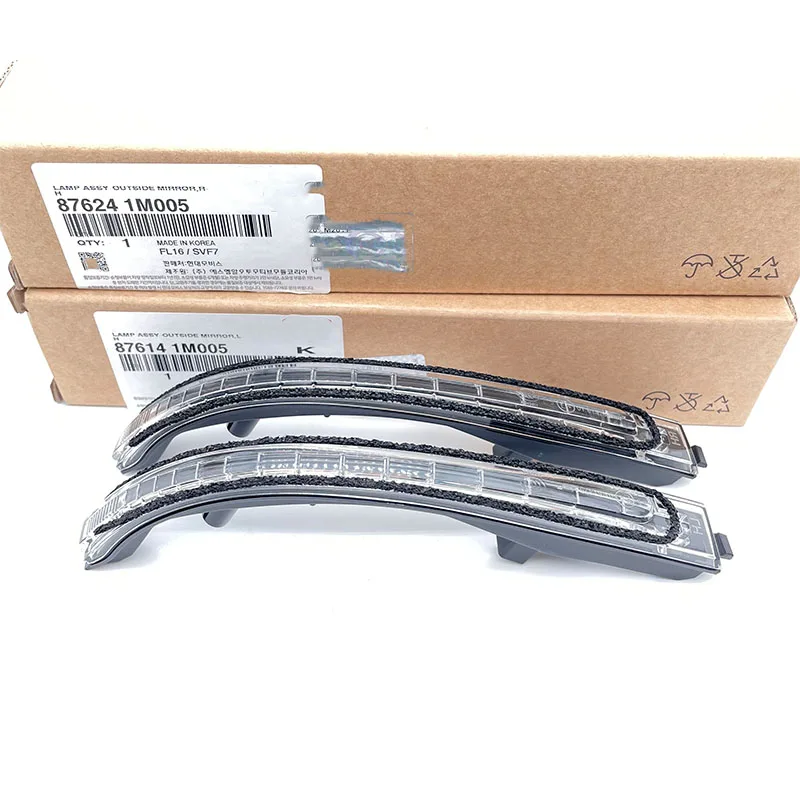 

Оригинальная боковая зеркальная сигнальная лампа левая и правая для 2011-2013 Kia Forte OEM 876141M005 876241M005