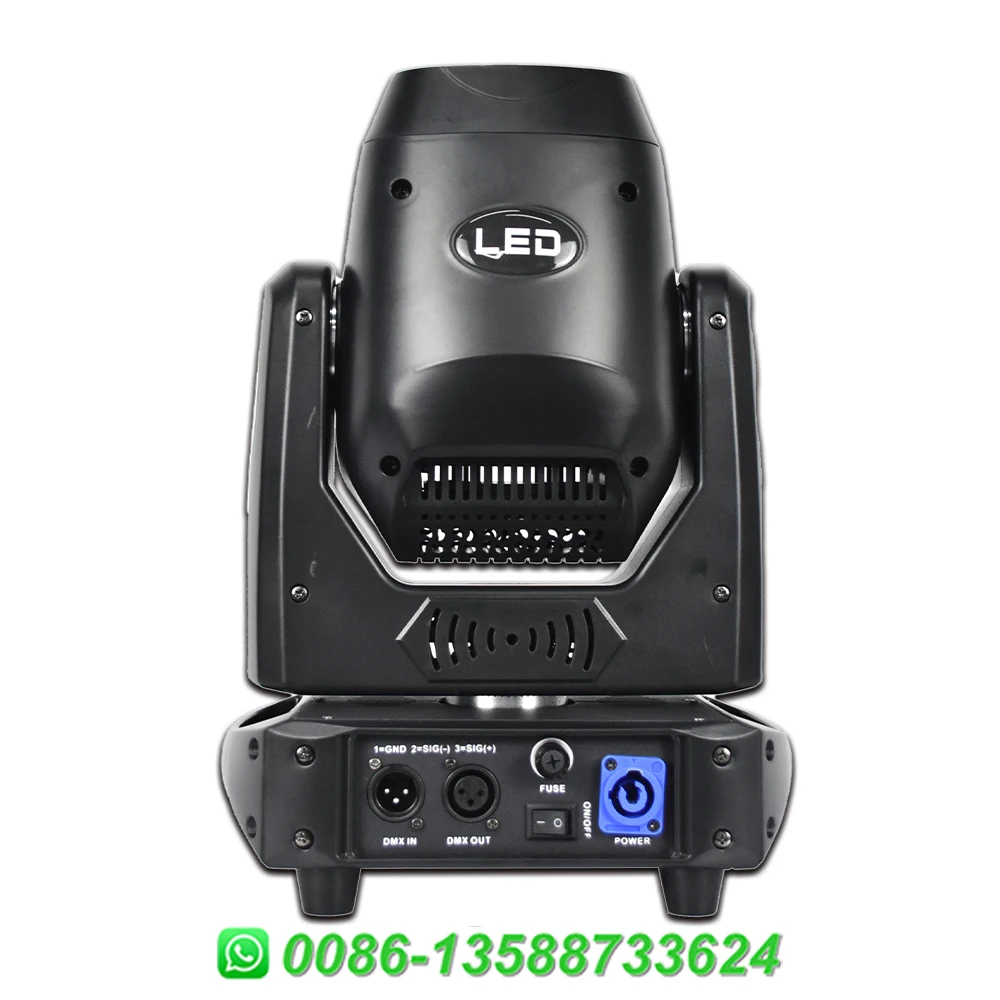 Imagem -05 - Yuer-led Feixe Ponto Movendo Cabeça Luz 18 Prismas Gobos 150w Dmx512 dj Disco Party Wedding Club Bar Palco Iluminação Lâmpada