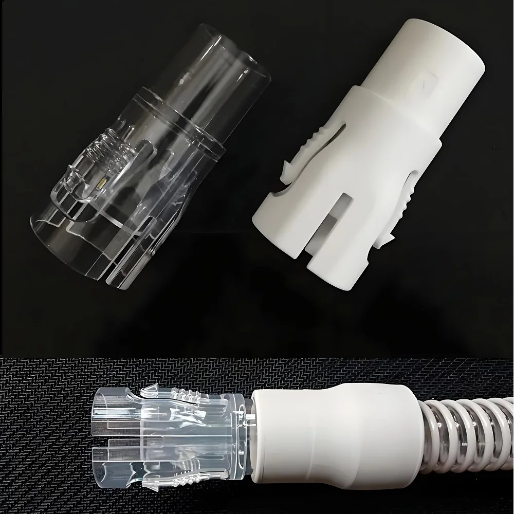 1-10 قطعة موصل خرطوم CPAP لأنبوب ResMed AirMini إلى ملحقات أقنعة الأنف الهوائية متعددة العلامات التجارية المتوافقة مع آلات CPAP #1