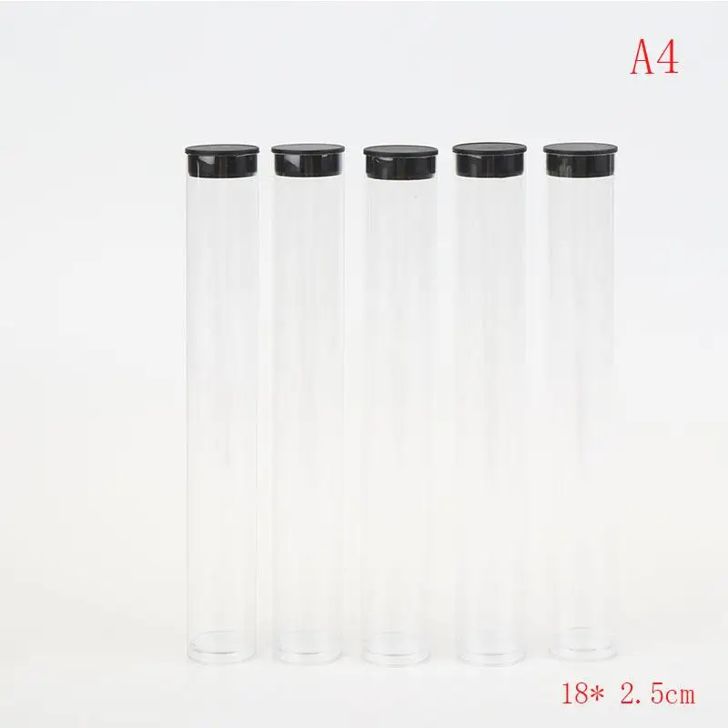 New Sale Clear Plastic Cylinder Containers with Lids - Assorted Sizes Storage Tubes for Crafts,Snacks & Small Items