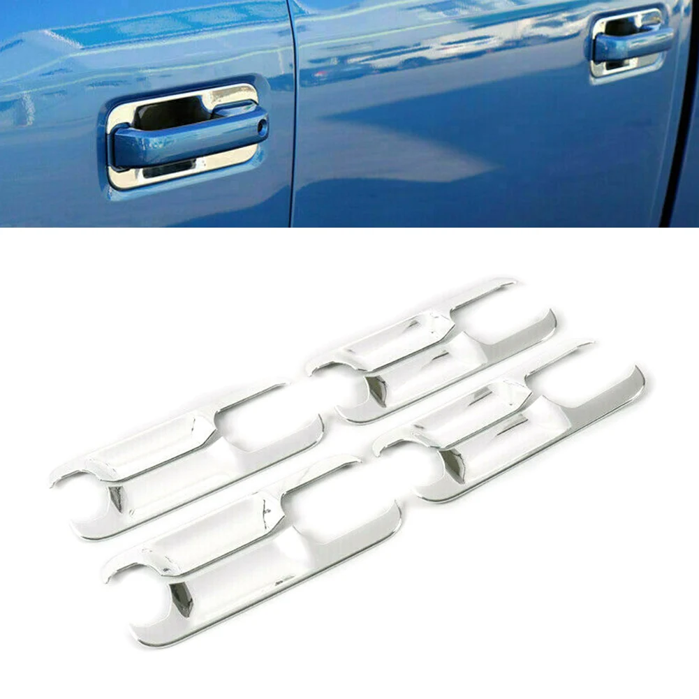 F-150 Car Door Handle Bowl Cover Trim 8Pcs For Ford F150 2015 2016 2017 2018 2019 Chrome ABS Decoration Accessories