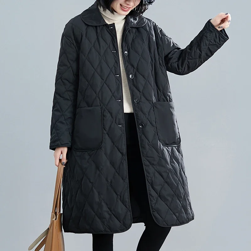 Cheap wholesale 2021 autumn winter new fashion casual warm jacket female bisic women coats Lady overcoat woman parka Ay0110