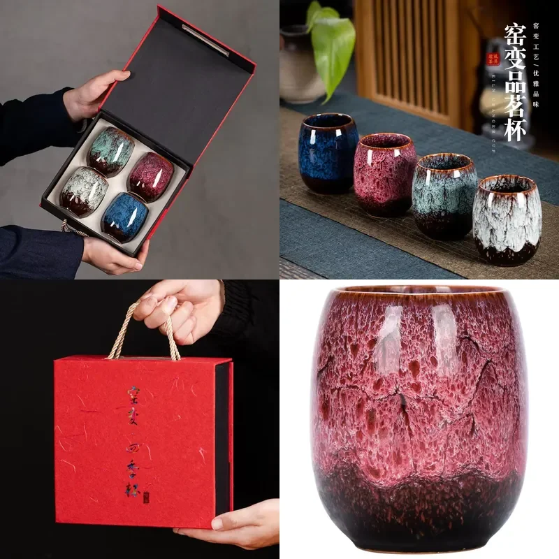 

【CHIMU HOME】 Kiln Baked Master Cup Ceramic Kung Fu Cup for Individual Use Bowl for Drinking