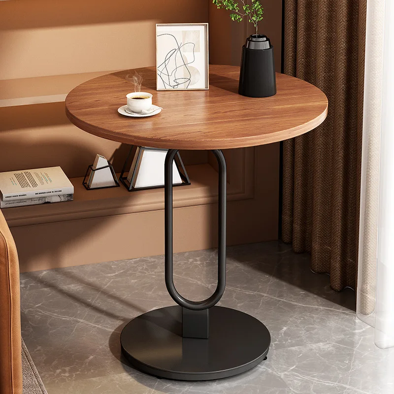 

Bedside Table Light Luxury Modern Coffee Table Balcony Round Sweet Table Structure Stable Home Furniture Beautiful Practical