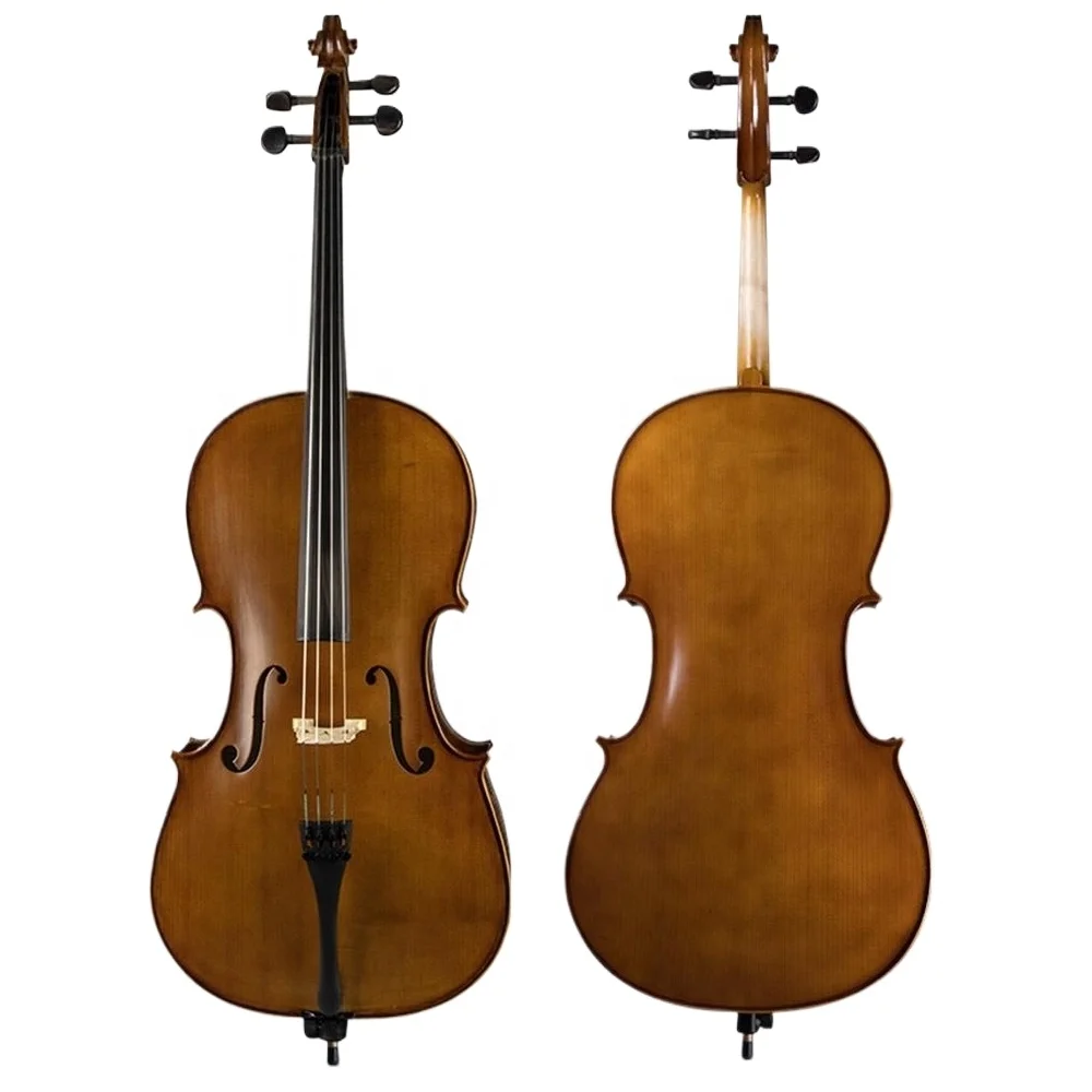 

1/8-4/4 Handmade Solid Wood Cello 1A European Material Adult Child Test-Starter Stradivari 1727 Classical