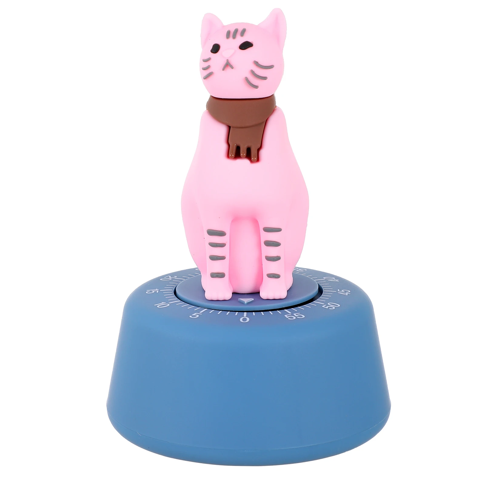 

1pc Kitchen Timer Cartoon Reminder Clock Timing Device Mechanical Student Manager Soft Rubber Cooking Baking Manual Gadgets Easy