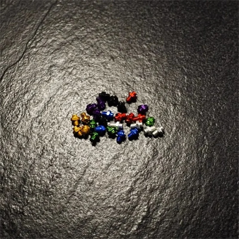 28 szt. Pedału rowerowego antypoślizgowa śruba anodowa ze stopu aluminium 4mm do roweru szosowego MTB