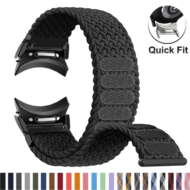 20mm kein Lücken band für Samsung Galaxy Uhr 6 4 klassische 5 Pro 47mm 43mm Nylon Correa Armband