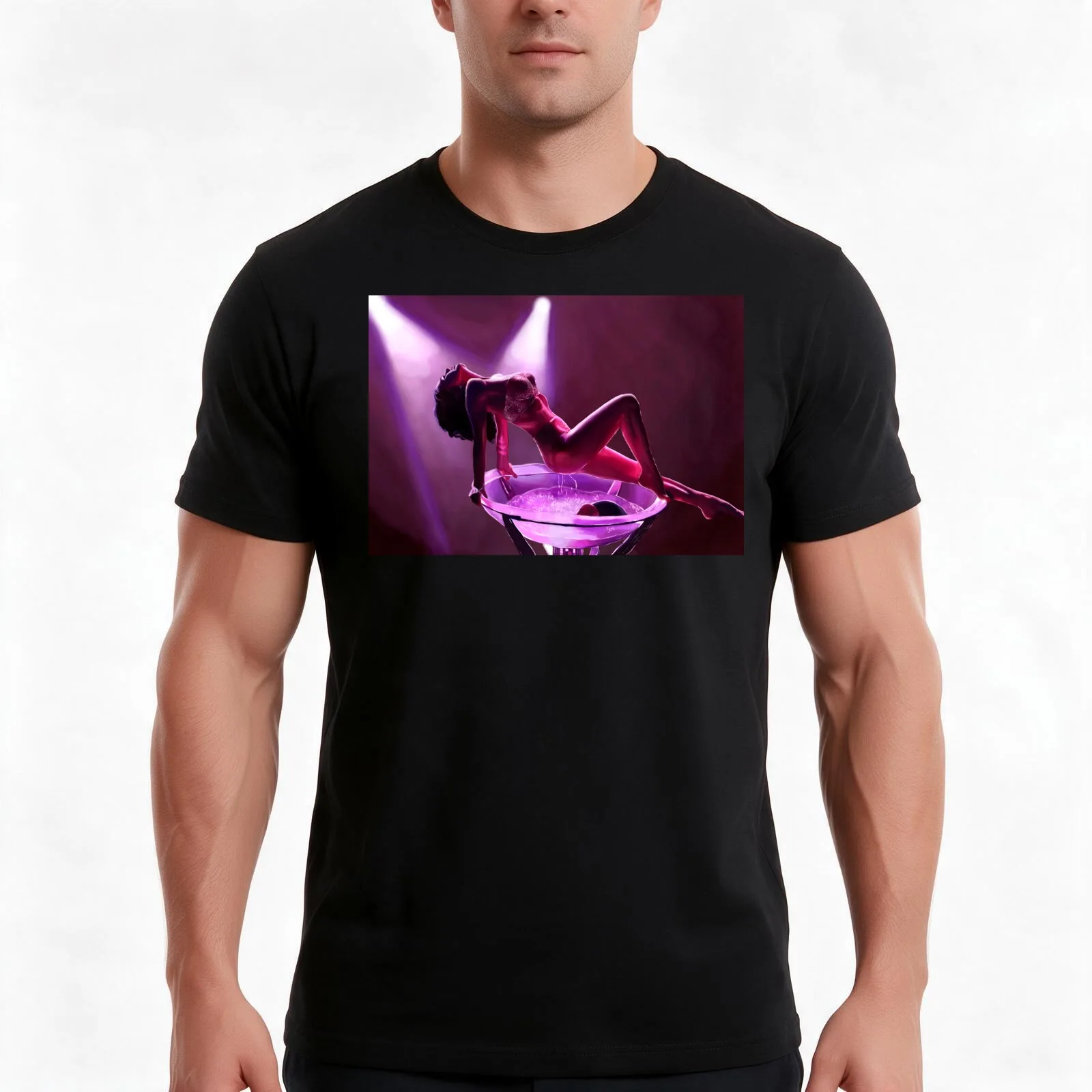 Midnight dancer T-Shirt Summer Casual Cotton Tee Oversized Streetwear Tops Vintage Graphic Print Loose Fit Short Sleeve