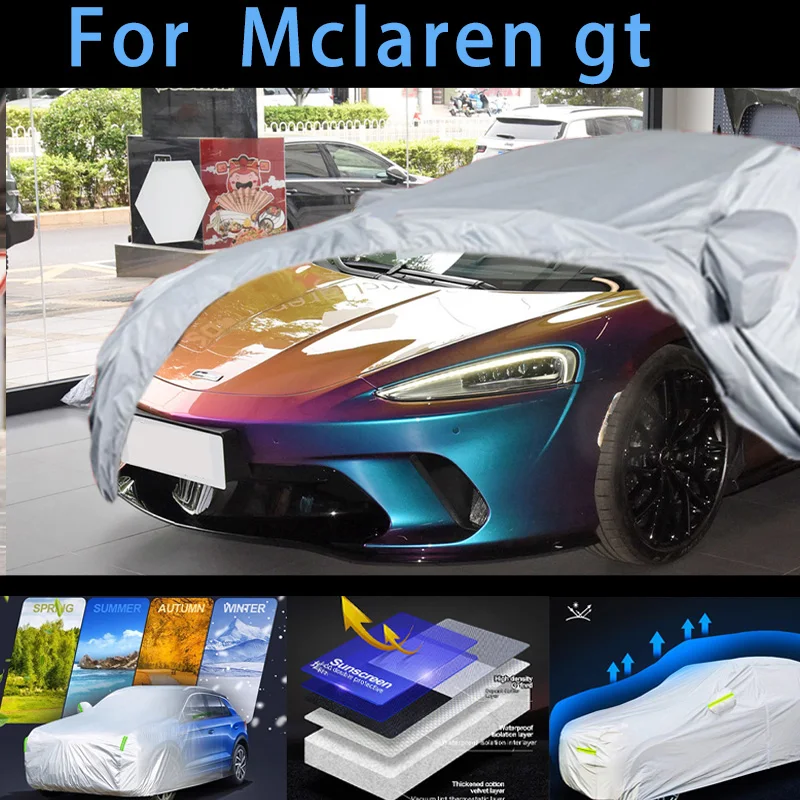 

For Mclaren gt Outdoor Protection Full Car Covers Snow Cover Sunshade Waterproof Dustproof Exterior Car cover protection