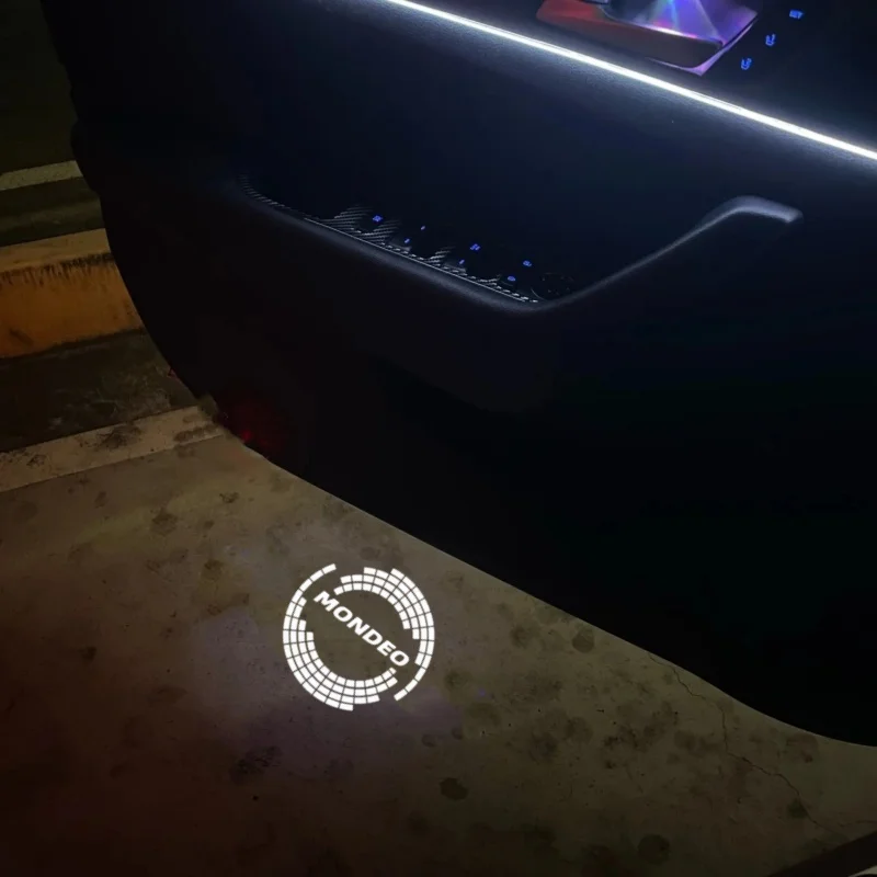 

2pcs LED Car Door Light Courtesy Logo Projector Welcome Lamp For Ford Galaxy MA6 2 S-MAX MK1 Mondeo MK4 BA7 logo light Car Goods