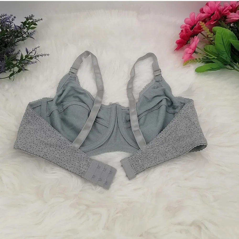 Dot simple lingerie bras sexy lace Women's bra for women push up bra unlined cotton brassiere unlined plus size 34C-46E 44D C22