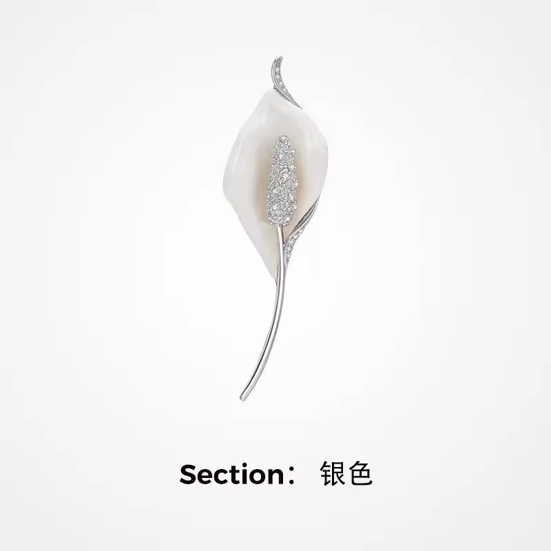 رائعة المينا بتلات بروش للنساء للجنسين أنيقة حجر الراين زهرة دبابيس الملابس الزفاف الديكور دبوس مجوهرات هدايا