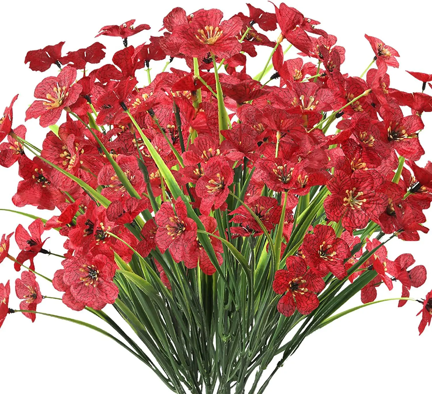 Künstliche Frühlingsgras-Veilchen verblassen nicht, 35 cm, Kunststoffpflanzen, Outdoor-Gartendekoration, künstliche Blumen, Familienparty-Dekoration – Detail 24