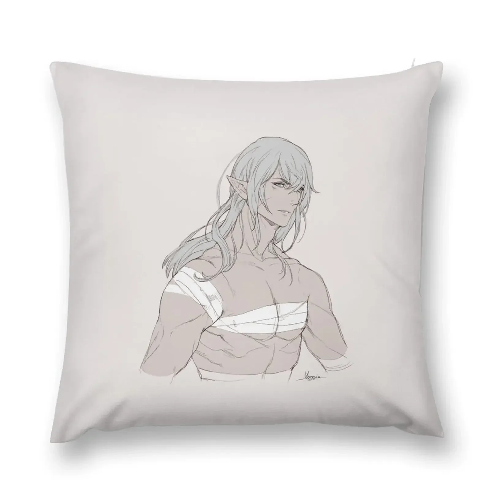 Estinien (Bust) Throw Pillow luxury home accessories Sofas Covers Decorative pillowcase pillow