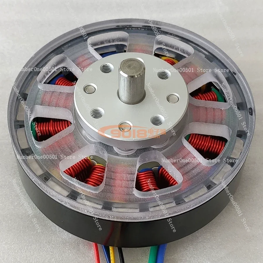 100W Disc Permanent Magnet Three-phase Brushless DC Motor/motor 18N20P DC24V with Hall Sensor