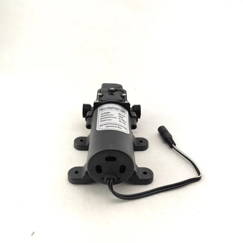 12v dc water pump 30W 3L/min high pressure diaphragm dc micro water pump Return valve type agriculture sprayer pump