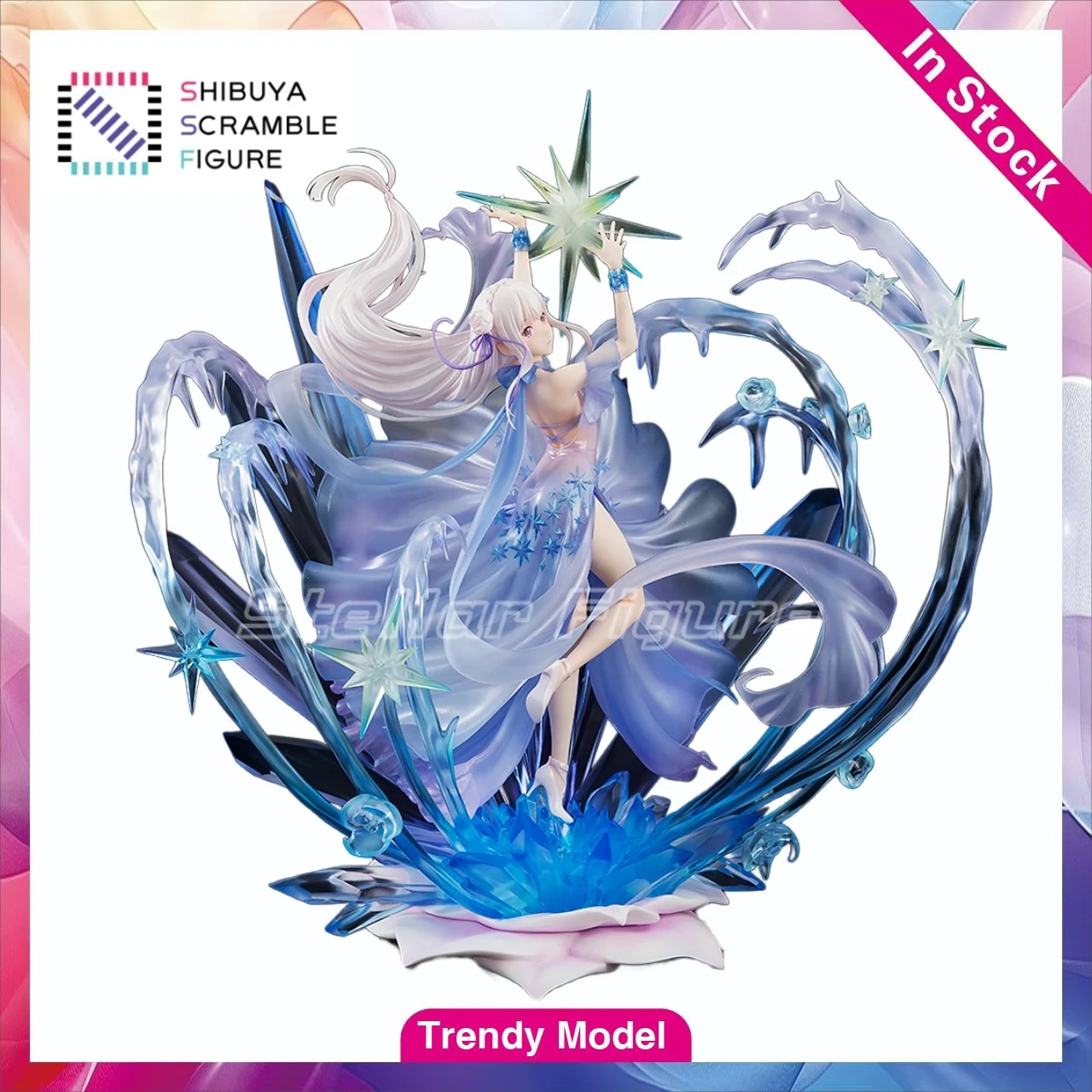 

【TM】В наличии: Фигурка Эмилии из Re:Zero - Жизнь в другом мире, масштаб 1/7, модель, игрушка, подарок, коллекционный предмет, украшение.