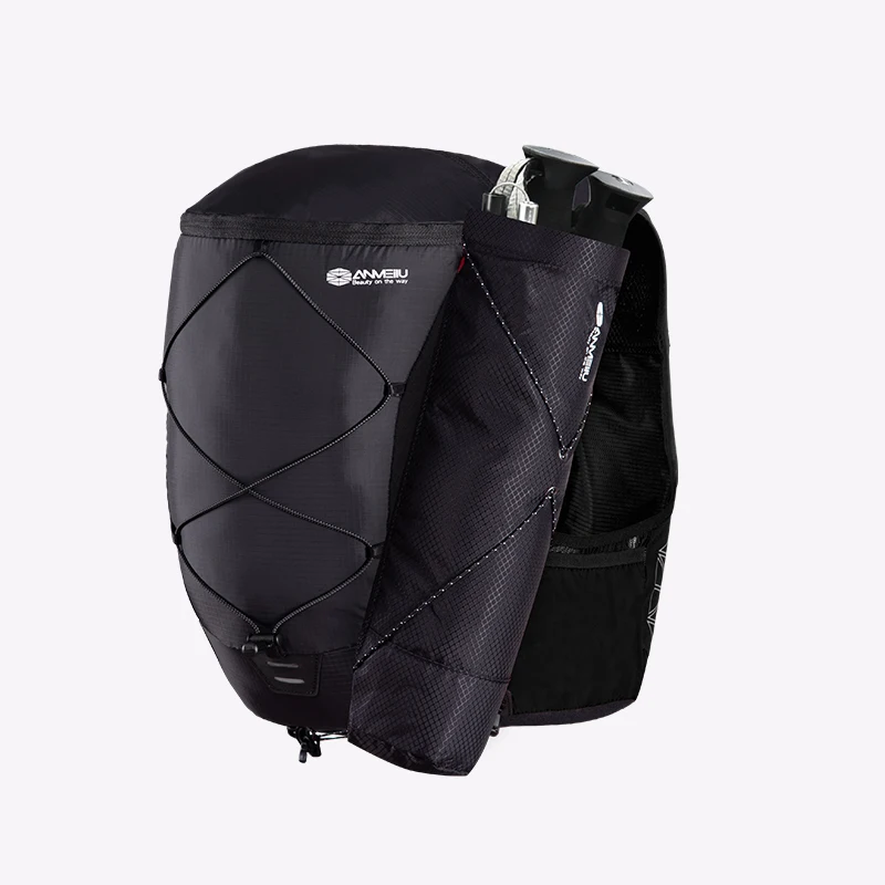 ANMEILU 10L Lightweight Off-Road Hydration Backpack Vest Soft Water Bladder Flask For Hiking Trail Sports Running Marathon Race
