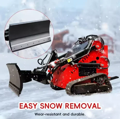 Best Snow Plow Blade for Tractors and Loaders - for Snow Removal Snow Pusher Machine for Skid Steer