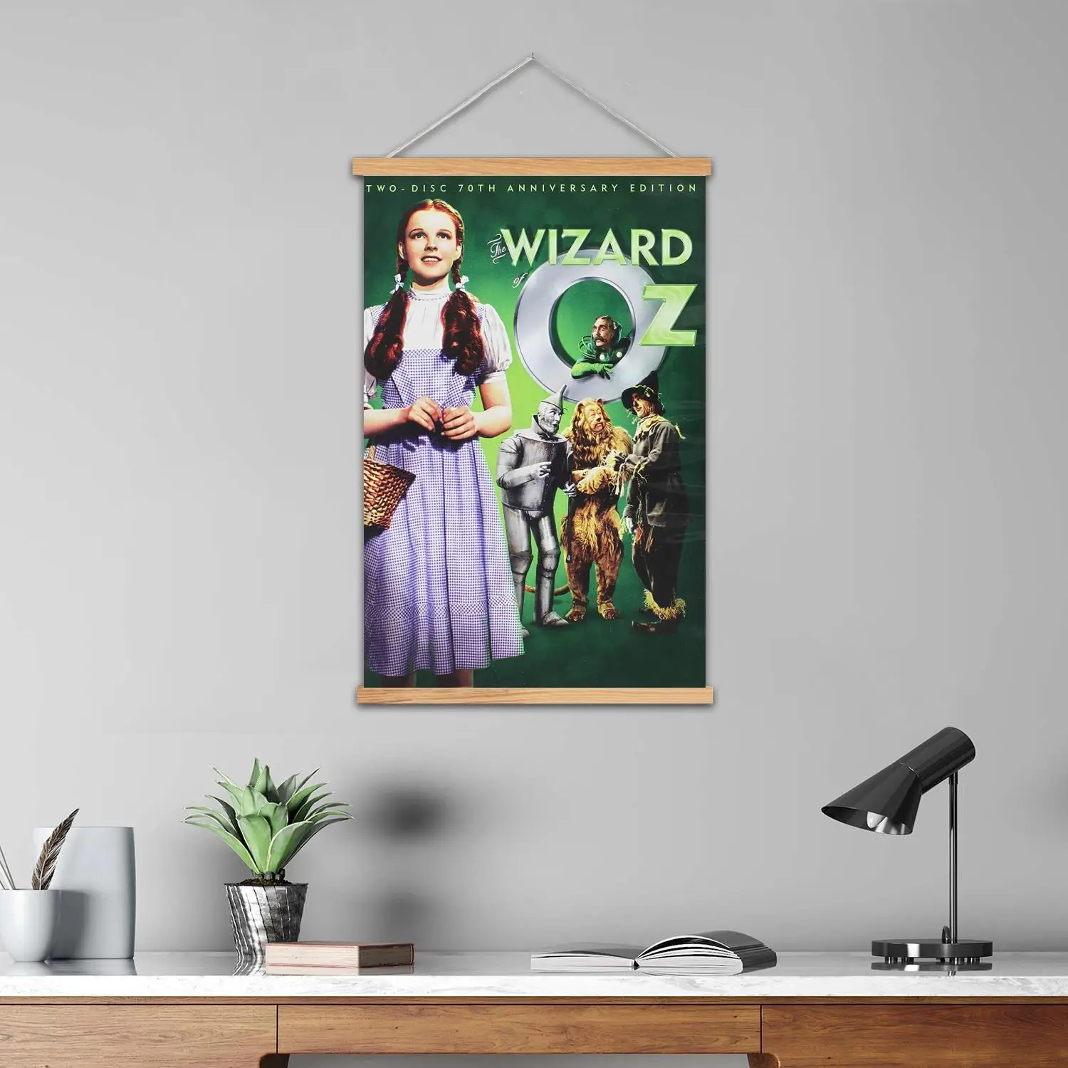 The Wizard Of OZ Framed Wall Painting Canvas Art Poster and Wall Art,  Modern Family Bedroom Decor,Decorative painting