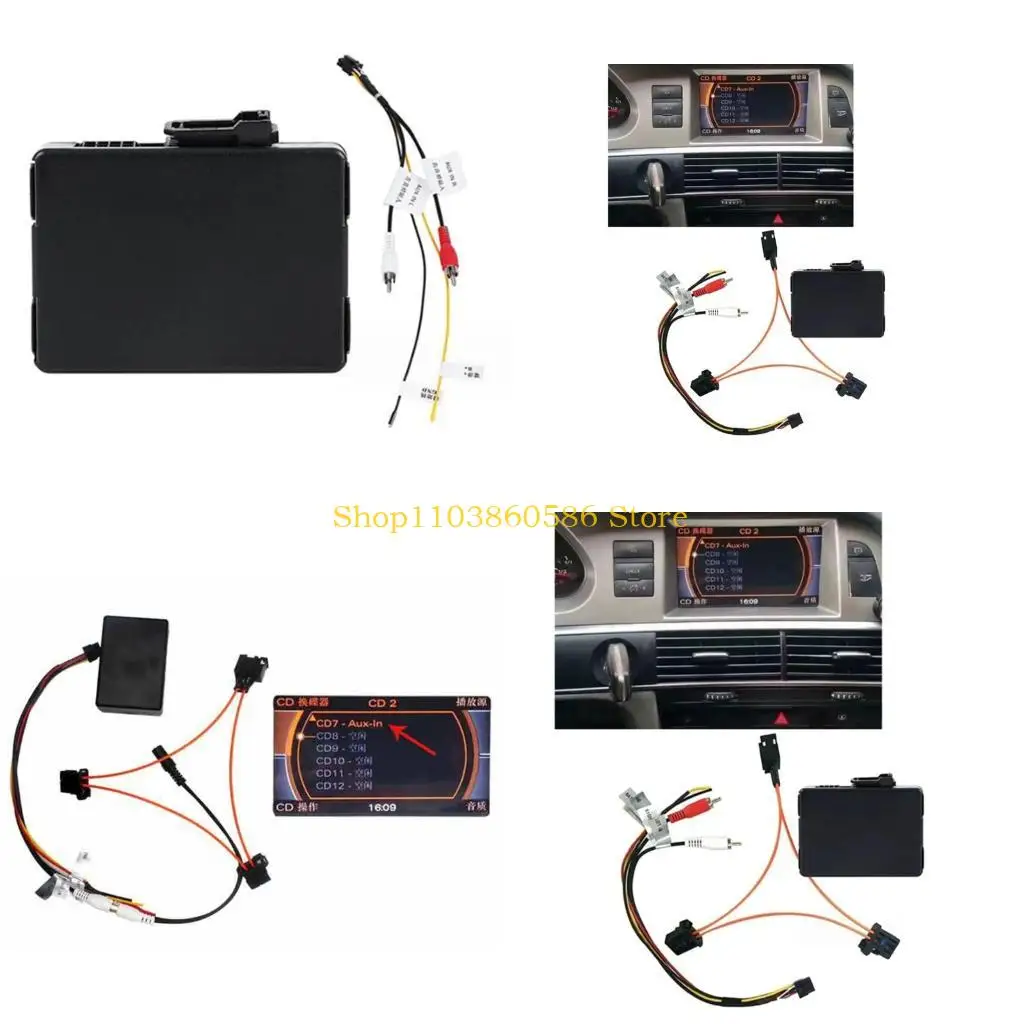 

242a Aux Audios Box Box для устройств Car Music Adapter за 2004-2009 гг.