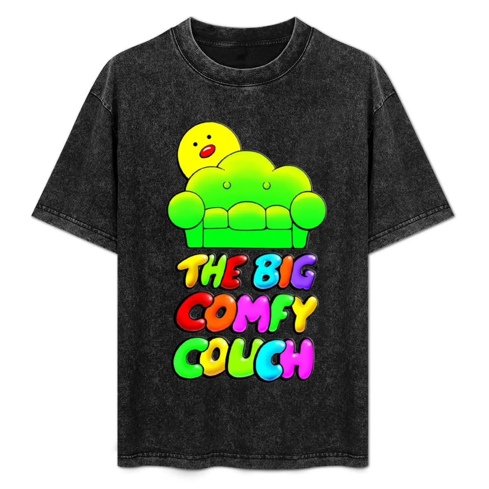 

The Big Comfy Couch T-Shirt Plus Size Loose Short Sleeve Top