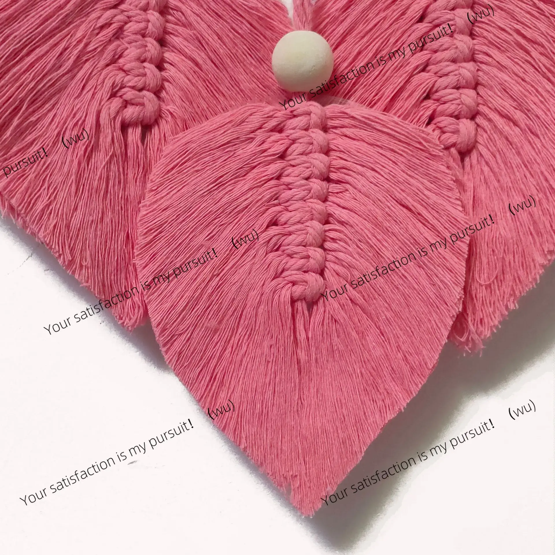 ZOCI-cotton rope leaf tapestry weaving home wall decoration room wall hanging handmade cotton rope weaving interior