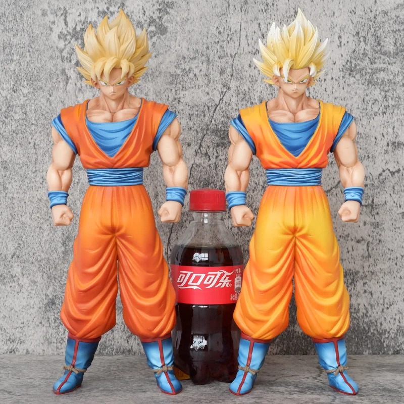 

Dragon Ball Z Son Goku Action Figure Super Saiyan Figurine 31cm Anime DBZ Figura Model Doll Ornament GK Statue Gift for Children