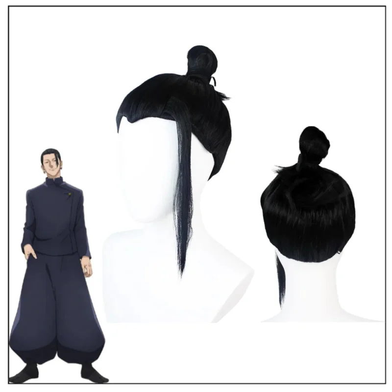 Bear's Den Anime Jujutsu Kaisen kostium Geto Suguru Cosplay mundurek szkolny peruka kolczyki Halloween nowy 2025