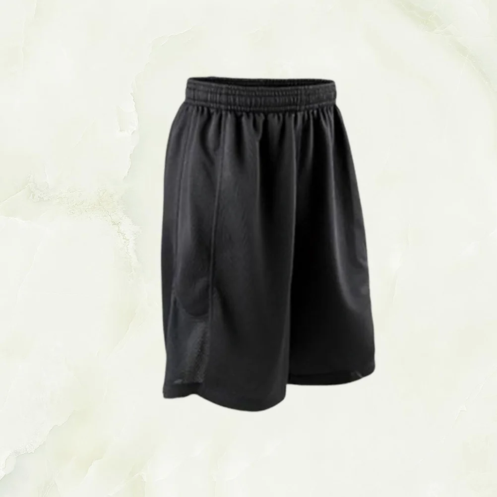 

Quick-Dry Breathable Men Sports Shorts for Running Fitness Yoga Black L Classic Design Comfortable Fabric Easy to Wash