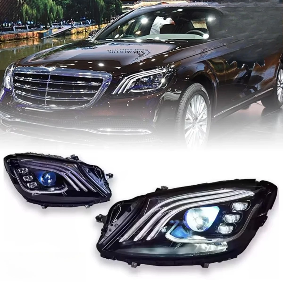 

LED Headlights Assembly for S-Class S Class W222 2014-2018 Front Lamps Car LED Light DRL Turn Signal