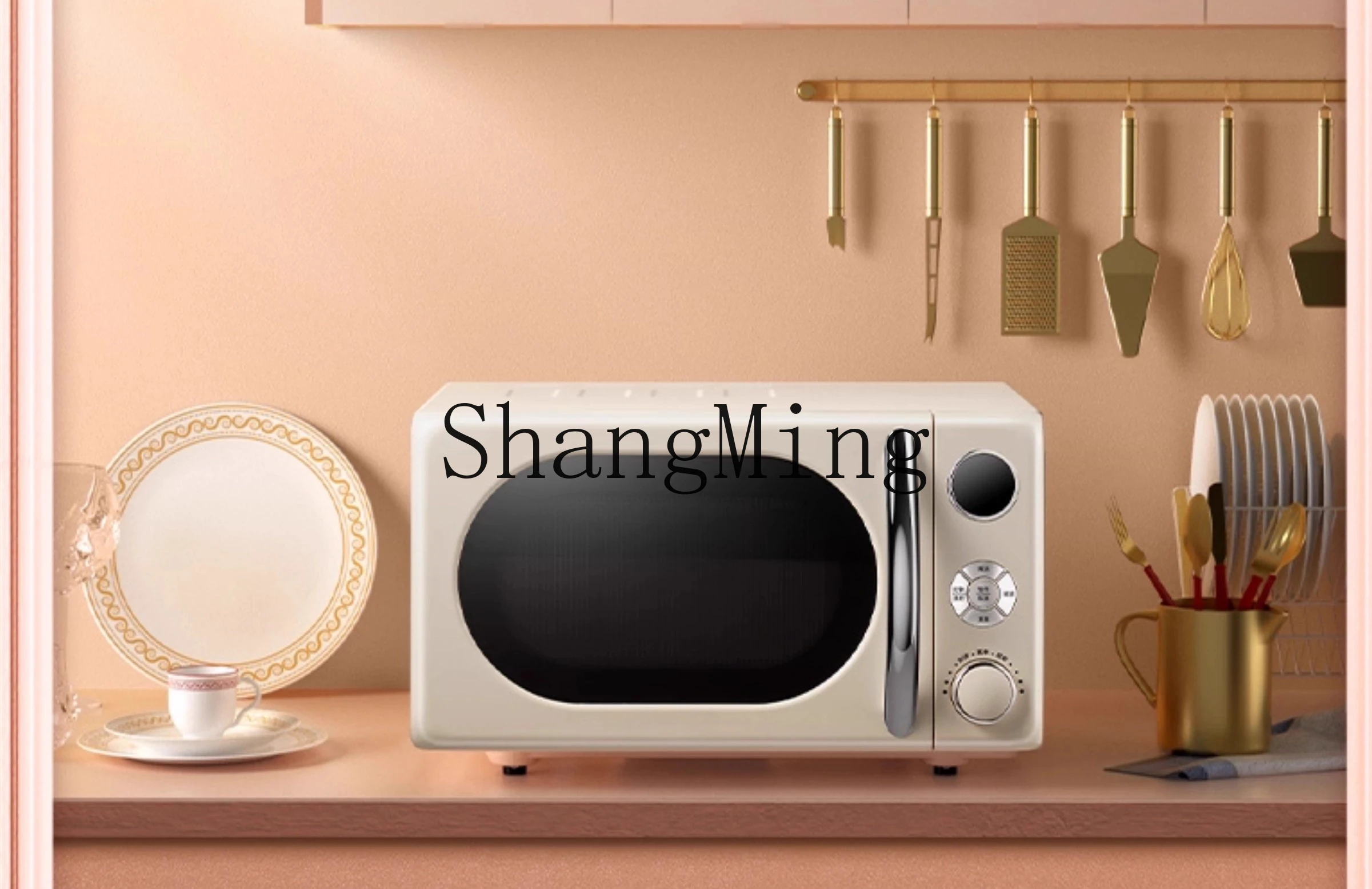 ZYY เตาอบไมโครเวฟย้อนยุคขนาดเล็กชนิดแบนเตาอบไมโครเวฟในครัวเรือนมูลค่าสูง