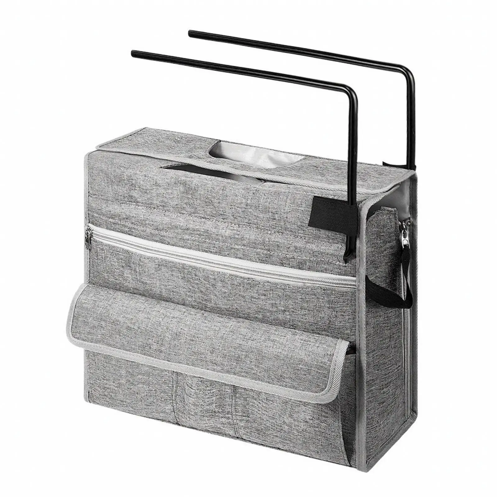 Under-Desk Hanging Storage Organizer Washable Hanging Desk Storage Tote Non-Slip Collapsible for Office Workers, Study Areas