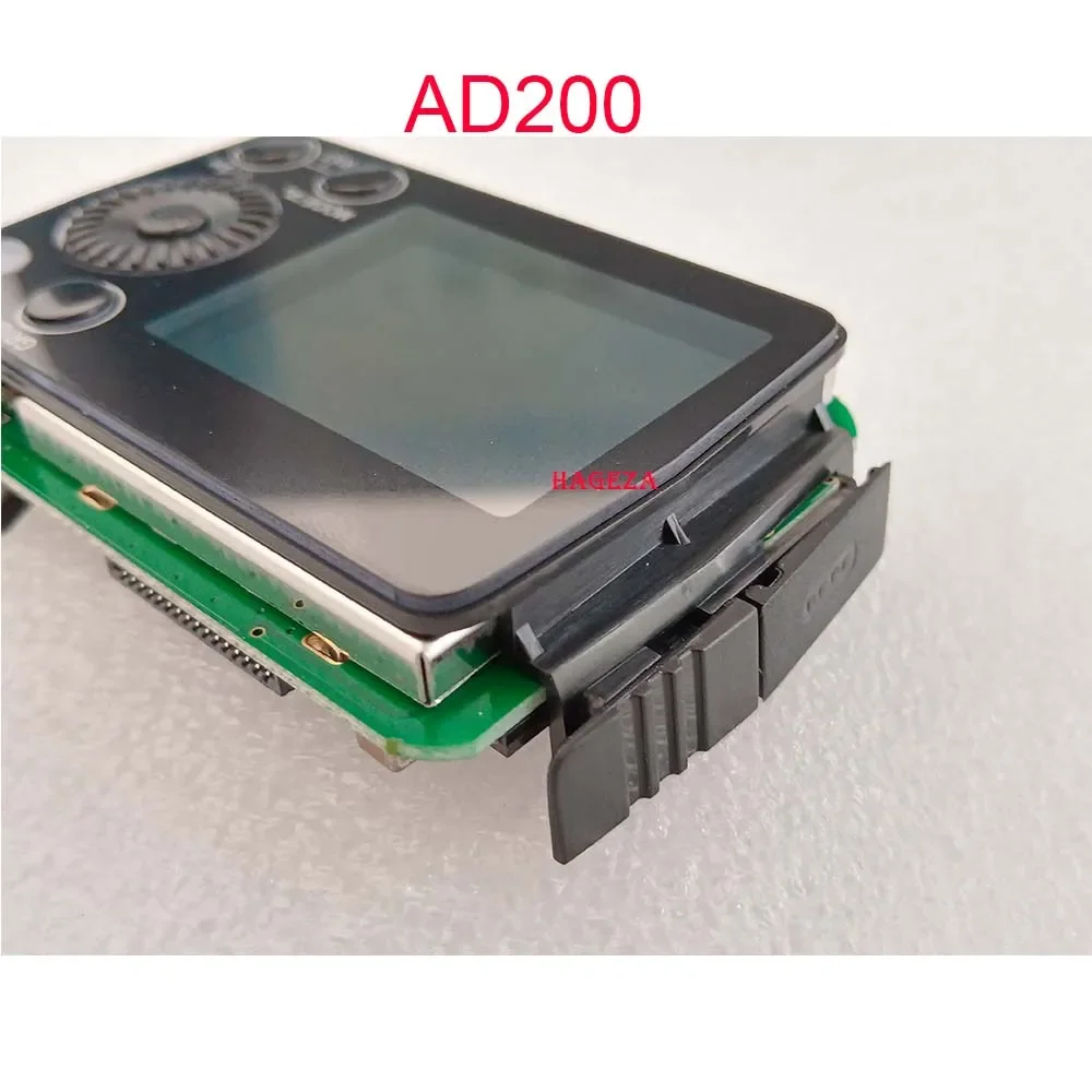 New Original Back Control ASSY Mainboard with LCD Screen + Button  Rubber for Godox AD200 Flash Replacement Repair Parts