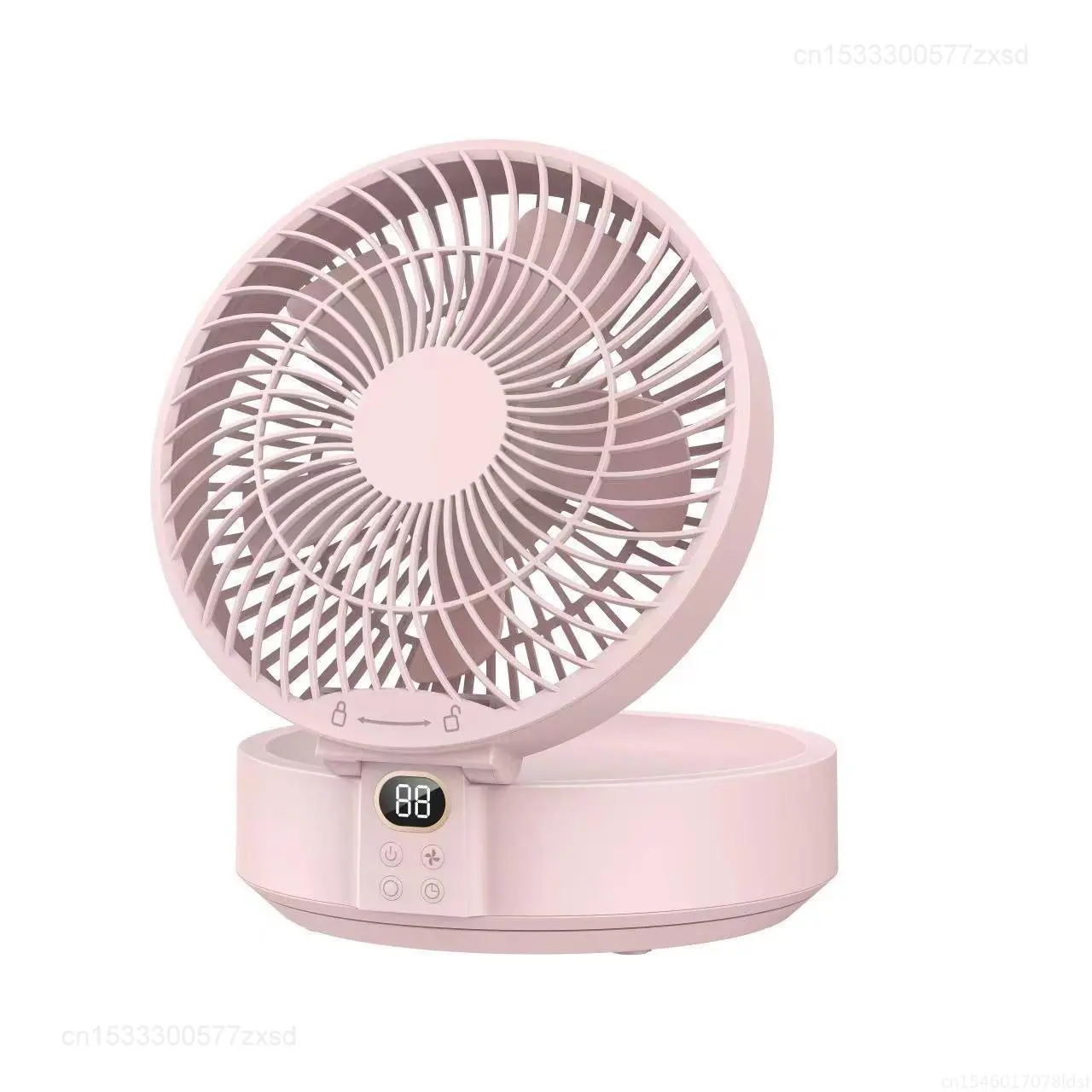 Youpin Air Circulation Fan Wireless Suspended USB Rechargeable Night Light Touch Control 4 Wind Speed Folding Electric Fan
