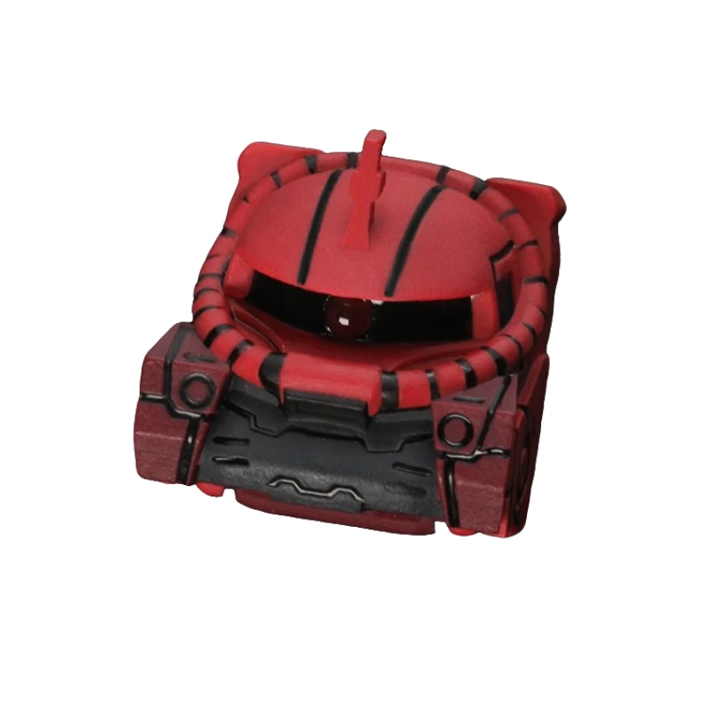 Anime keycaps mecha tema resina keycap zaku vermelho personalizado chave bonés teclado mecânico artesanal keycap pc gamer brinquedos presentes do feriado