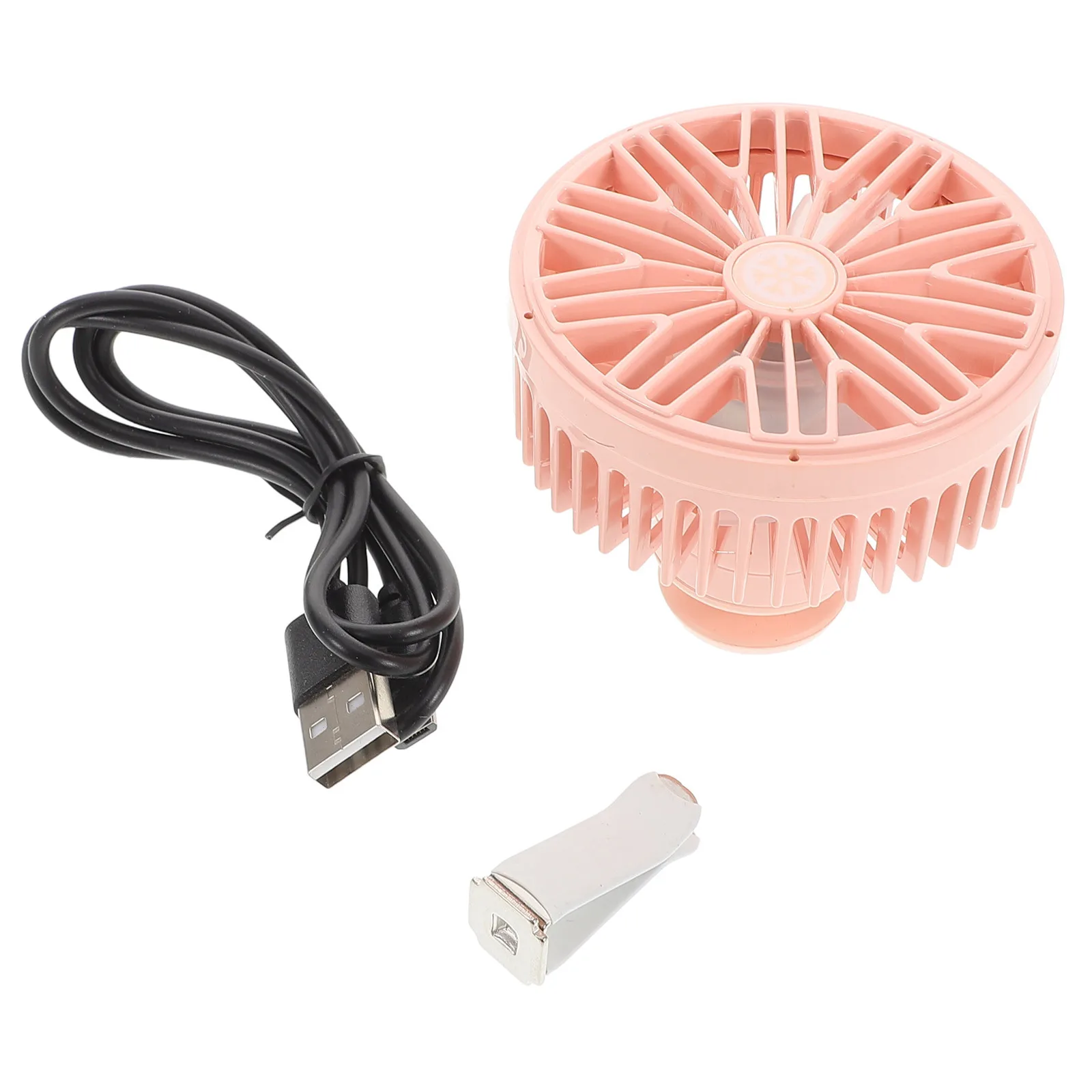 

Car Interior Air Vent Fan USB Powered Portable Cooling Fan Compact Design Low Noise for in Cars and Trucks