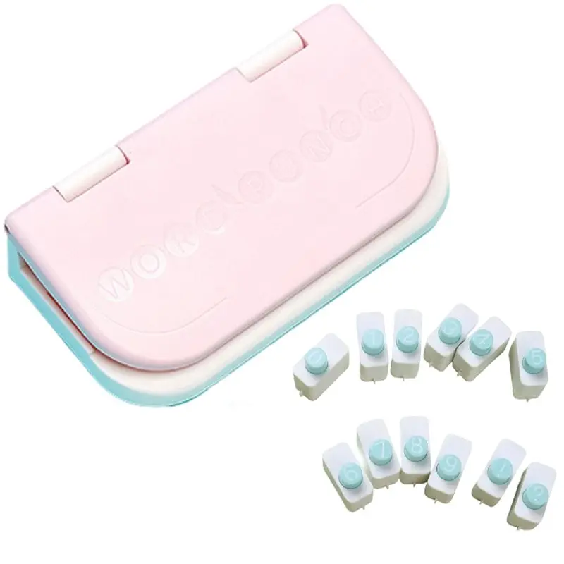 

ABKY-26 English Alphabet Hole Punch Embossing Machine Gift Label Paper DIY Bookmark Manual Punch Machine For Scrapbook