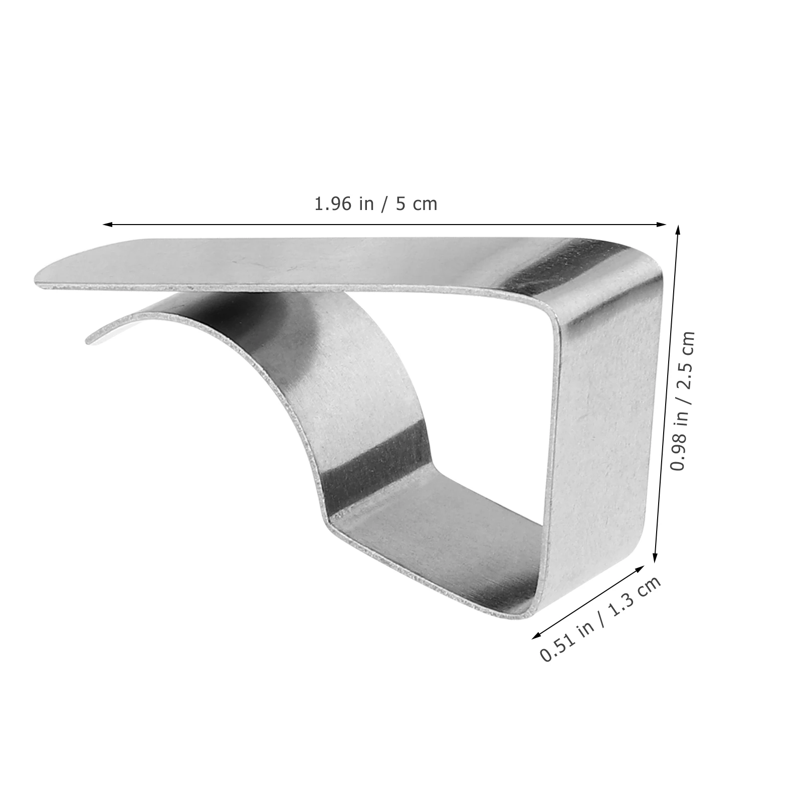 

12Pcs Stainless Steel Tablecloth Fixing Clips Smooth Elasticity Easy to Use for Indoor Outdoor Picnic Party Table Cloth