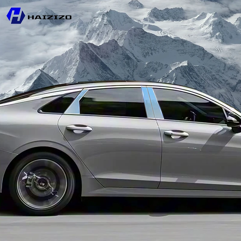 

For Kia K5 2020-2023 B C Pillar Protective Film TPU Anti-Scratch Anti-Fingerprint Vinyl Sticker for Car Door Trim Cover PPF