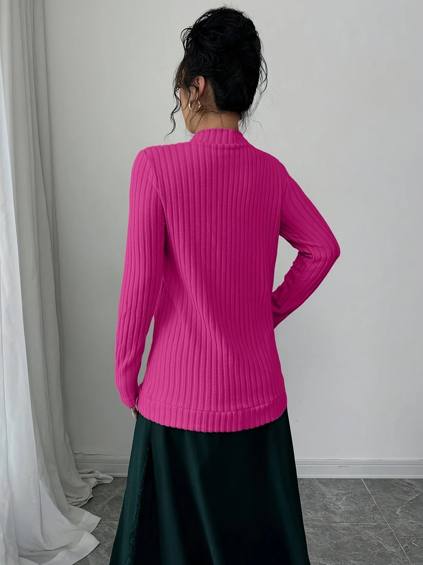 Otoño/Invierno nuevo cárdigan informal de moda para mujer con tiras y abrigo cárdigan informal de lana