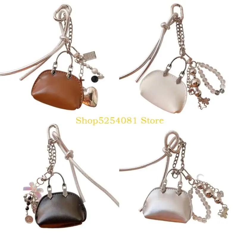 

AXYC современная сумка из искусственной кожи, подвесной брелок с орнаментом, маленькая сумка, очаровательный брелок для рюкзака,