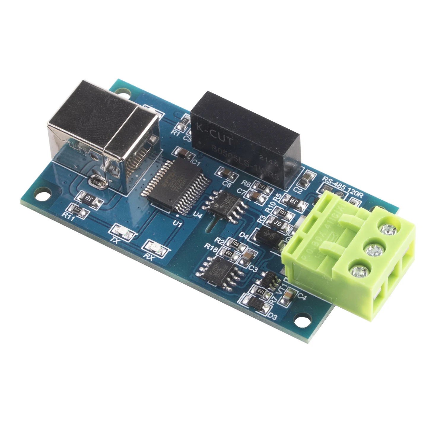 1PCS FT232RL isolation USB to RS485 serial port 485 USBFT232RL485 module MCS-83FUSD418 1/4 way coupling protection ADUM3160
