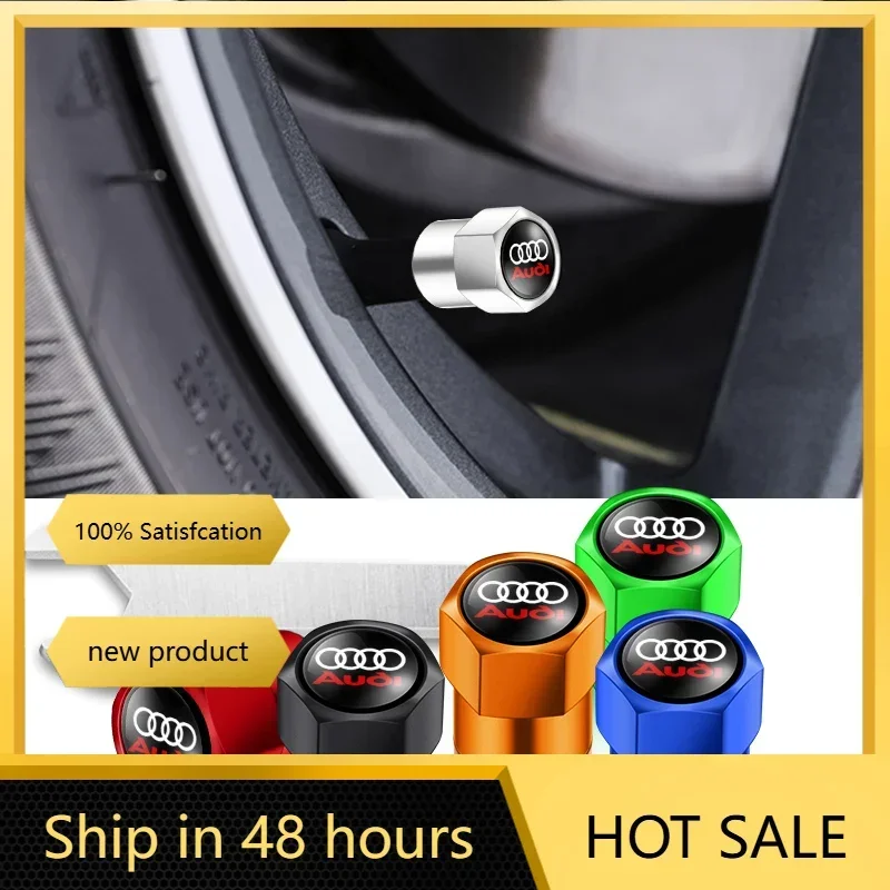 

4Pcs Car Tire Valve Stems Cap Aluminum Wheel Stem Air Caps For Audi A3 8L 8V 8P A4 B5 B6 B7 B8 A5 A6 C5 C6 C7 A7 A8 D2 D3 Q5 Q7