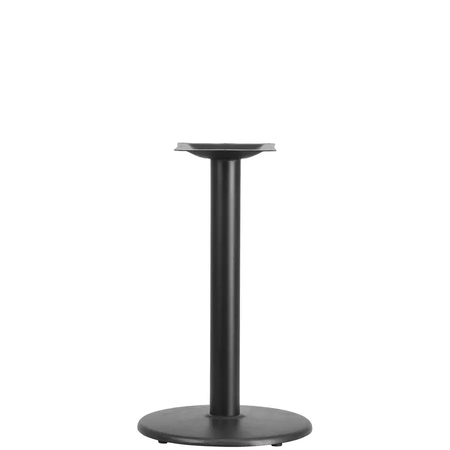 

Beverly 18 Round Restaurant Table Base with 3 Diameter Table Height Column, Commercial Cast Iron Restaurant Round Table Base, Bl