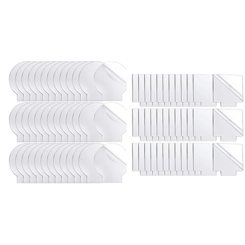 

36Pcs Acrylic Sheet Clear Cast For LED Light Base, Thick Acrylic Blanks