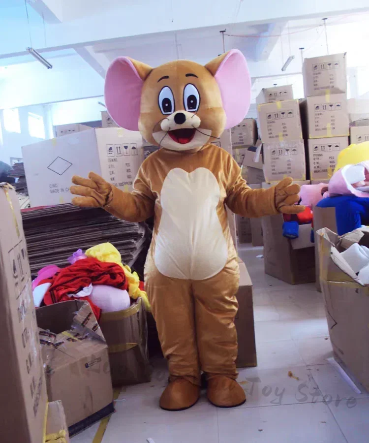 Tom Cat And Jerry Mouse Cartoon Character Cosplay Mascot Costume Christmas Party Fancy Dress Advertising Carnival Props Kid Toys